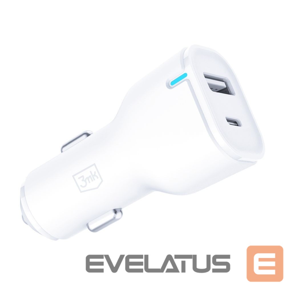 Other goods 3MK 3mk Car Charger 20W PD3.0 QC 3.0 USB 1A1C - White