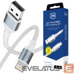 Other goods 3MK  3mk Hyper Cable N-SERIES USB-A / Lightning 1m QC 3.0 5V/2.4A 12W - white 