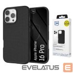 Back panel cover 3MK  3mk Fortis MagCase for iPhone 16 Pro - Black 