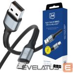 Other goods 3MK  3mk Hyper Cable N-SERIES USB-A / MicroUSB 50cm QC 3.0 5V/2A 10W - black 