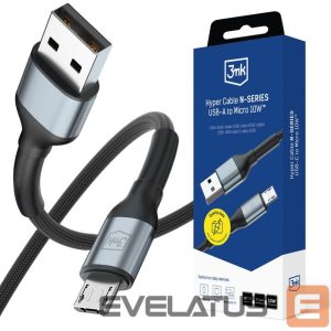 Other goods 3MK  3mk Hyper Cable N-SERIES USB-A / MicroUSB 50cm QC 3.0 5V/2A 10W - black 