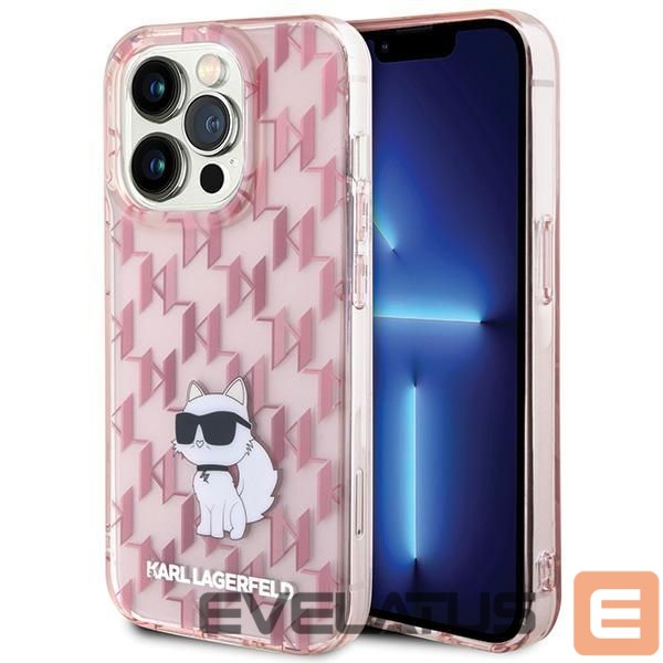 Other goods Karl Lagerfeld Karl Lagerfeld Monogram Choupette iPhone 15 Pro Case - Pink