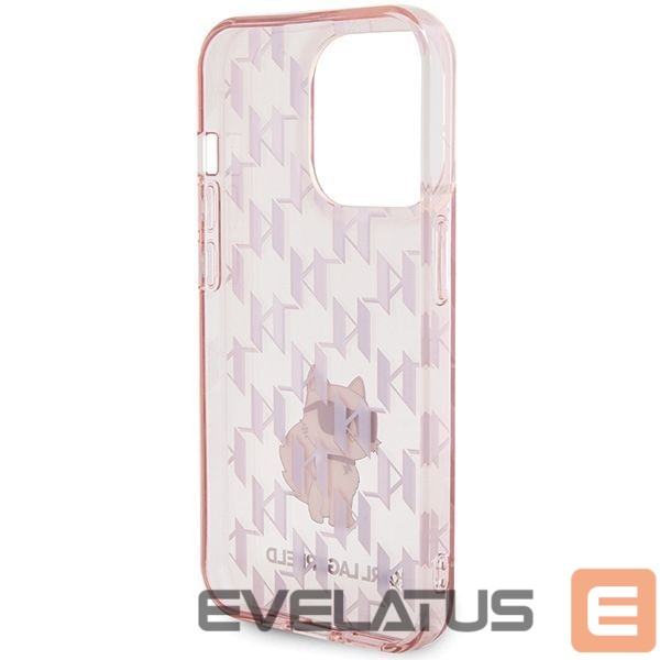 Other goods Karl Lagerfeld Karl Lagerfeld Monogram Choupette iPhone 15 Pro Case - Pink