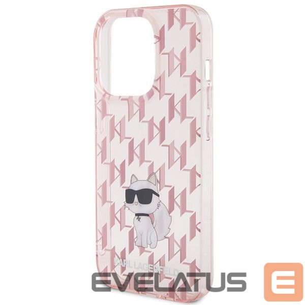 Other goods Karl Lagerfeld Karl Lagerfeld Monogram Choupette iPhone 15 Pro Case - Pink