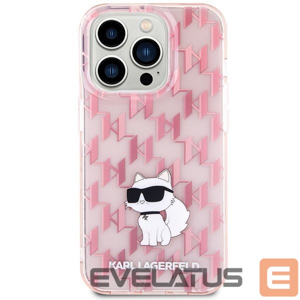 Other goods Karl Lagerfeld Karl Lagerfeld Monogram Choupette iPhone 15 Pro Case - Pink
