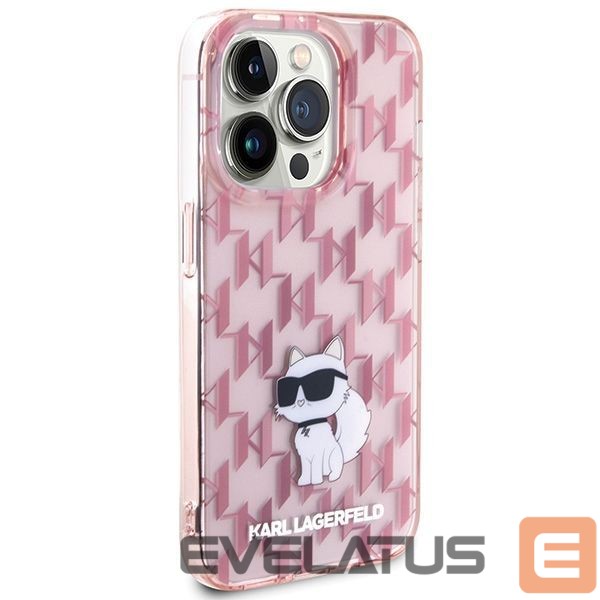 Other goods Karl Lagerfeld Karl Lagerfeld Monogram Choupette iPhone 15 Pro Case - Pink