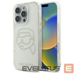 Back panel cover Karl Lagerfeld  Karl Lagerfeld 3D Rubber Signature Case for iPhone 15 Pro Max - Black 