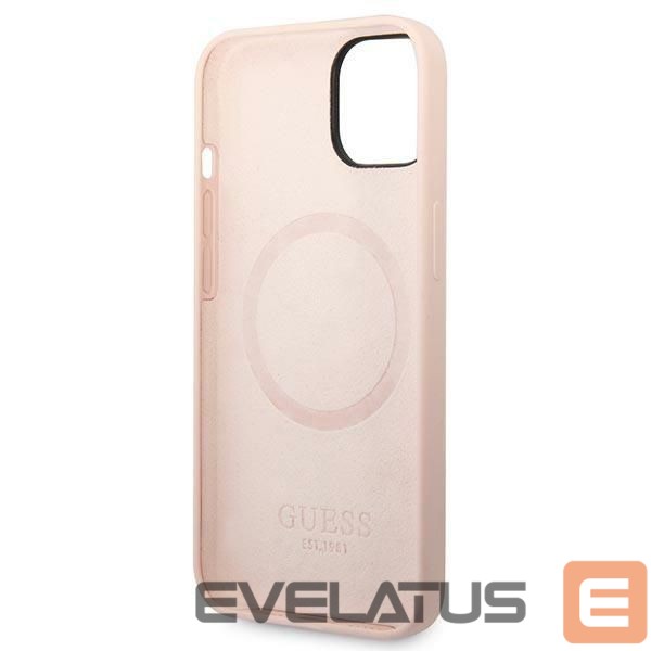 Other goods Guess Guess Silicone Vintage Gold Logo Case for iPhone 14 / 15 Plus - Purple