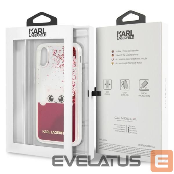 Other goods Karl Lagerfeld Karl Lagerfeld Monogram Choupette iPhone 15 Pro Case - Pink