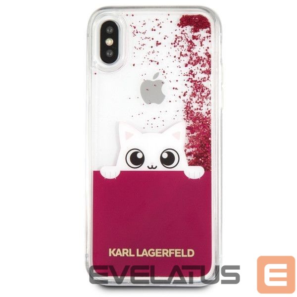 Other goods Karl Lagerfeld Karl Lagerfeld Monogram Choupette iPhone 15 Pro Case - Pink