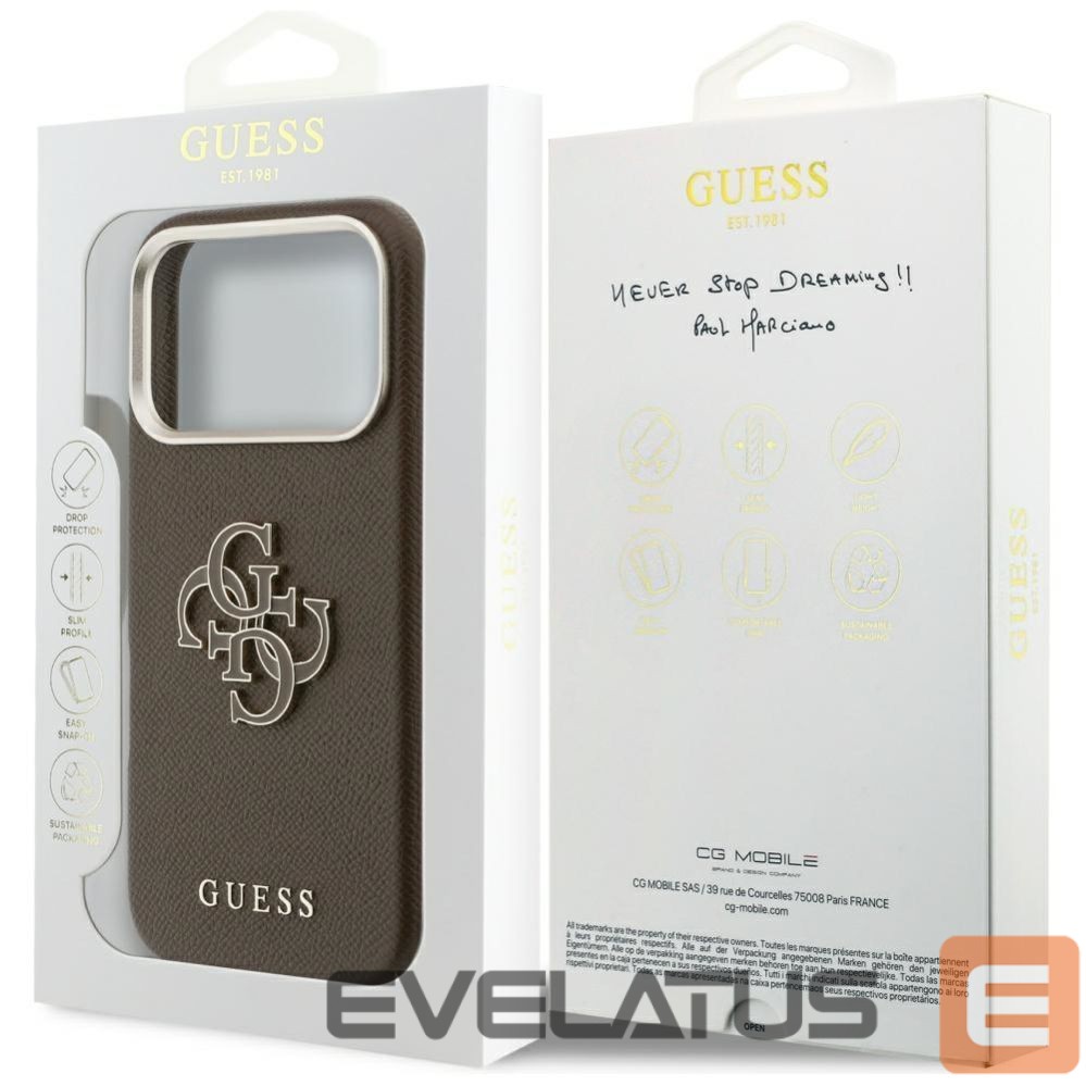 Other goods Guess Guess 4G Strap Triangle Logo MagSafe Case for iPhone 17 Pro - Pink