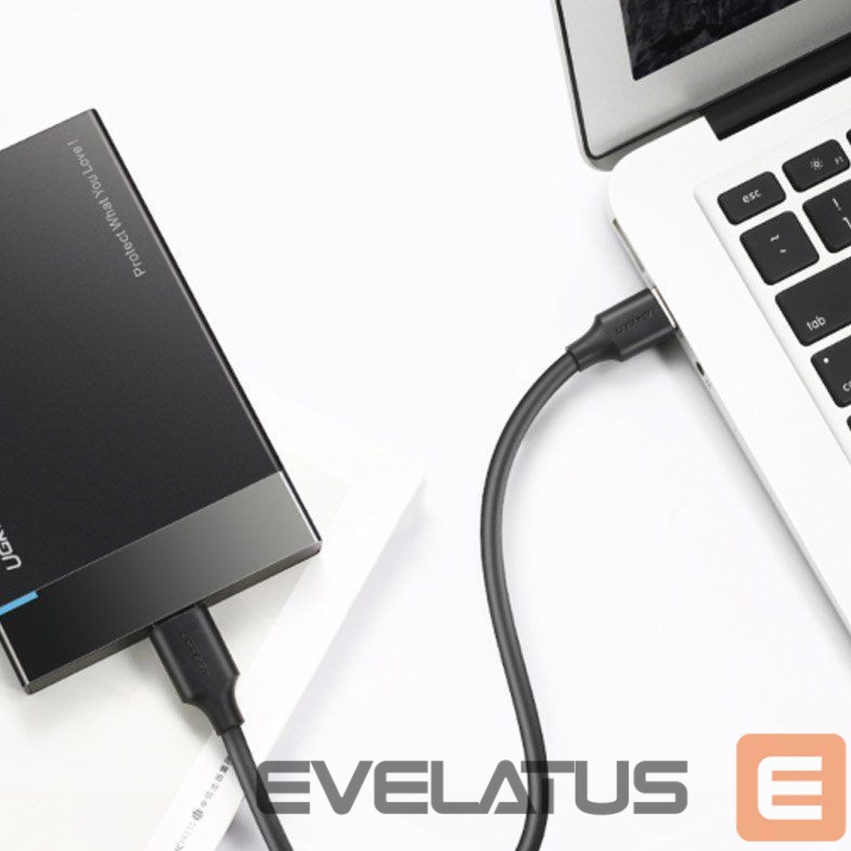 Cable Ugreen Ugreen US184 20882 USB-A 3.0 / USB-C 3A cable 1m - black