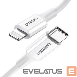 Cable Ugreen  Ugreen US171 Lightning - USB-C MFi PD cable 20W 480Mb/s 1m - white 