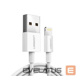 Cable Ugreen  Ugreen US155 20728 USB-A / Lightning MFi 2.4A cable 1m - white 