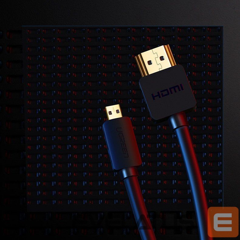 Cable Ugreen Ugreen cable HDMI - micro HDMI cable 19 pin 2.0v 4K 60Hz 30AWG 1.5m black (30102)