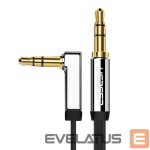 Cable Ugreen  Ugreen flat cable AUX audio cable 3.5 mm mini jack 2m silver (10599) 