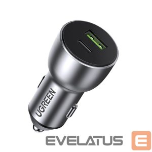 Adapter Ugreen  Ugreen Car Charger USB / USB Type C Quick Charge 3.0 Power Delivery 36W 3A Gray (CD213 60980) 