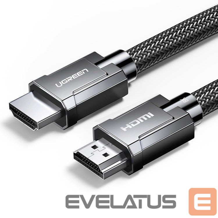 Cable Ugreen Ugreen cable HDMI 2.1 cable 8K 60 Hz / 4K 120 Hz 3D 48 Gbps HDR VRR QMS ALLM eARC QFT 2 m gray (HD135 70321)