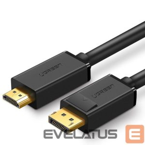 Cable Ugreen  Ugreen unidirectional DisplayPort to HDMI Cable 4K 30Hz 32 AWG 2m Black (DP101 10202) 