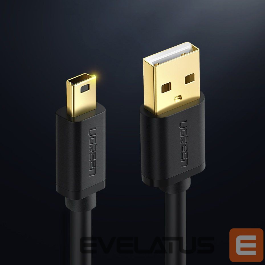 Cable Ugreen Ugreen cable USB - mini USB cable 480 Mbps 3 m black (US132 10386)
