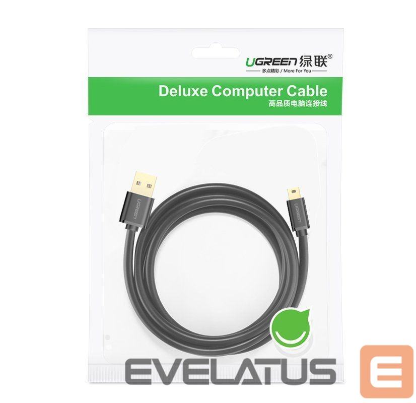 Cable Ugreen Ugreen cable USB - mini USB cable 480 Mbps 3 m black (US132 10386)