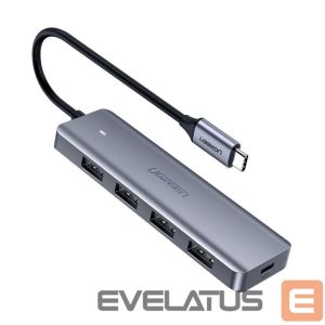Other Computer Accessory Ugreen  Ugreen USB Type C HUB - 4x USB 3.2 Gen 1 with USB-C power port gray (CM219 70336) 