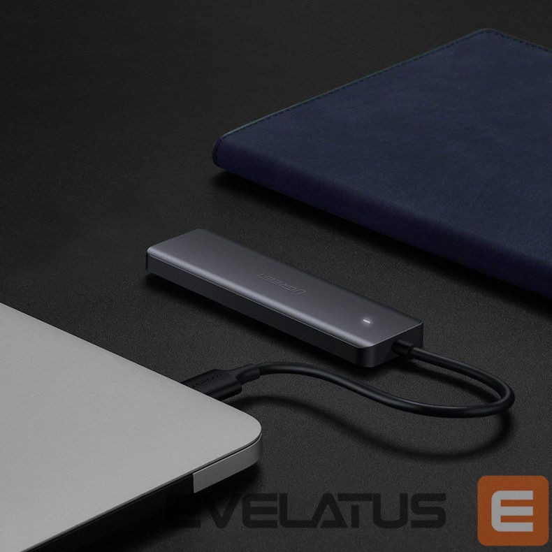 Other Computer Accessory Ugreen Ugreen USB Type C HUB - 4x USB 3.2 Gen 1 with USB-C power port gray (CM219 70336)