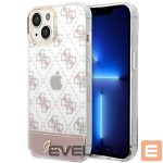 Back panel cover Guess  Guess GUHCP14MHG4MHP iPhone 14 Plus 6.7 "pink / pink hardcase 4G Pattern Script 