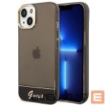 Back panel cover Guess  Guess GUHCP14SHGCOK iPhone 14 6.1 "black / black hardcase Translucent 