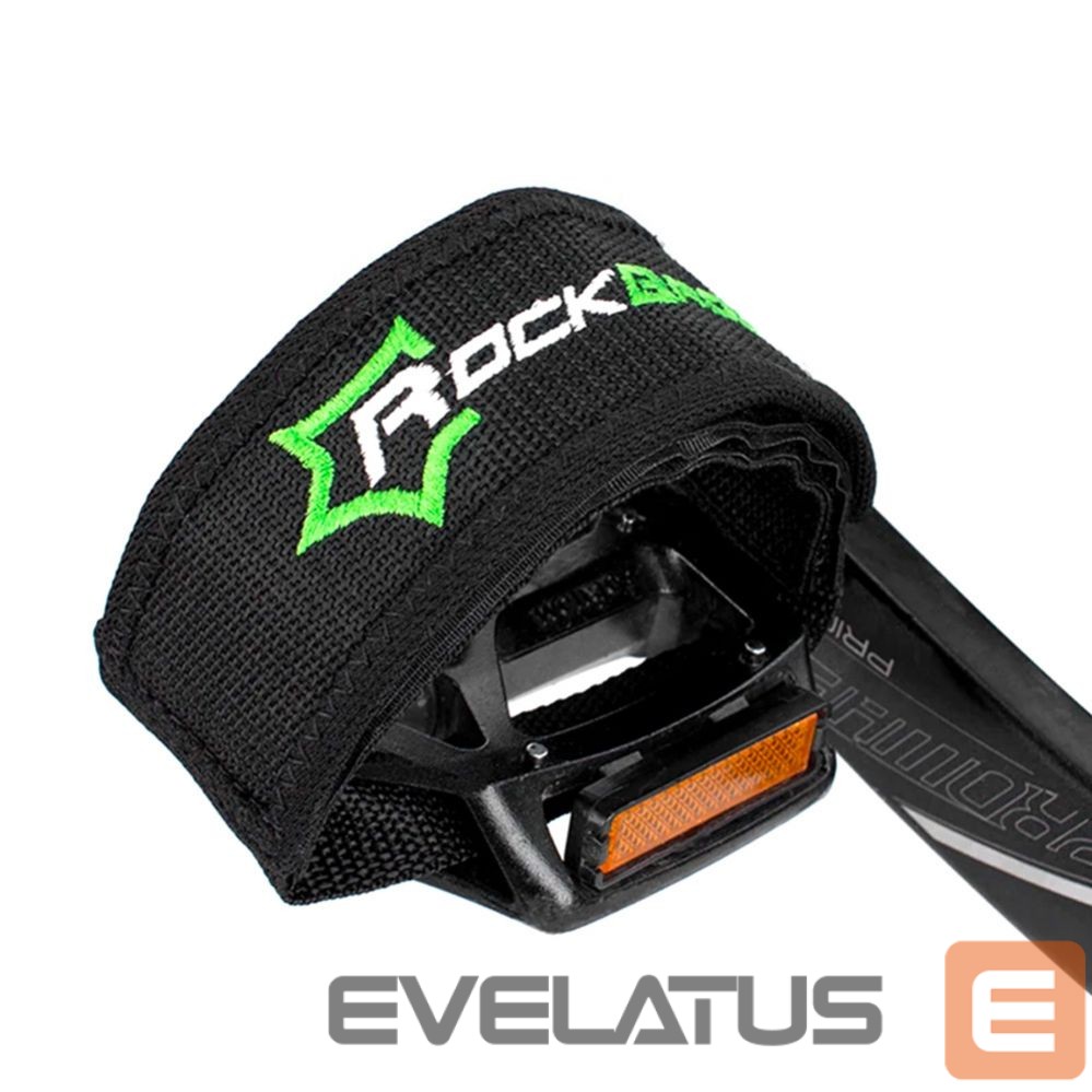 Bicycle accessory Rockbros Rockbros GZT1001 bicycle pedal straps - black