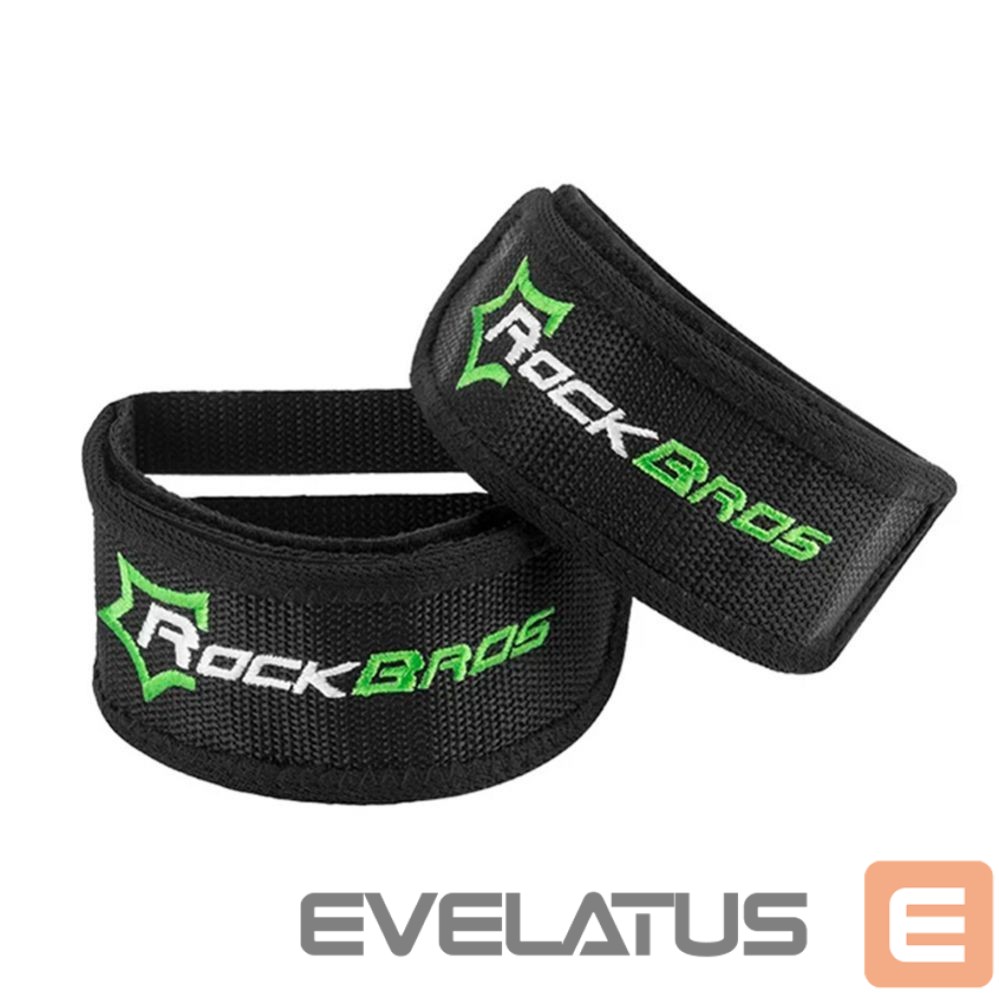 Bicycle accessory Rockbros Rockbros GZT1001 bicycle pedal straps - black
