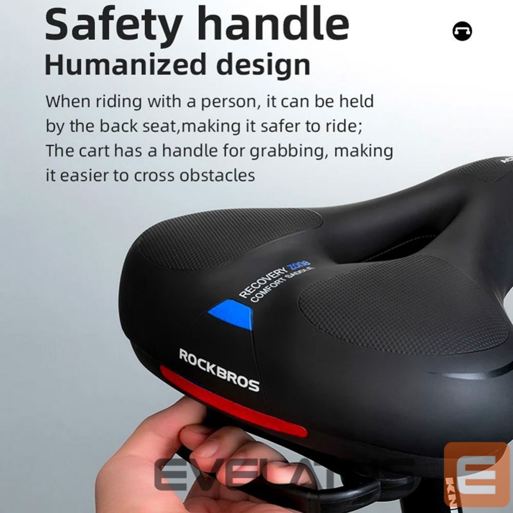 Bicycle accessory Rockbros Rockbros AQ-6090B bicycle saddle - black and blue