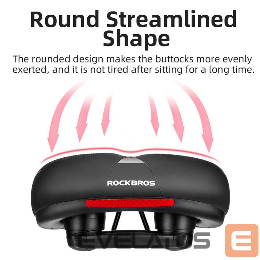 Bicycle accessory Rockbros Rockbros AQ-6090B bicycle saddle - black and blue