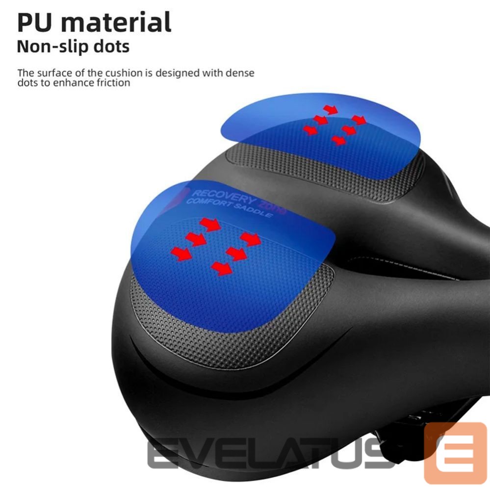 Bicycle accessory Rockbros Rockbros AQ-6090B bicycle saddle - black and blue