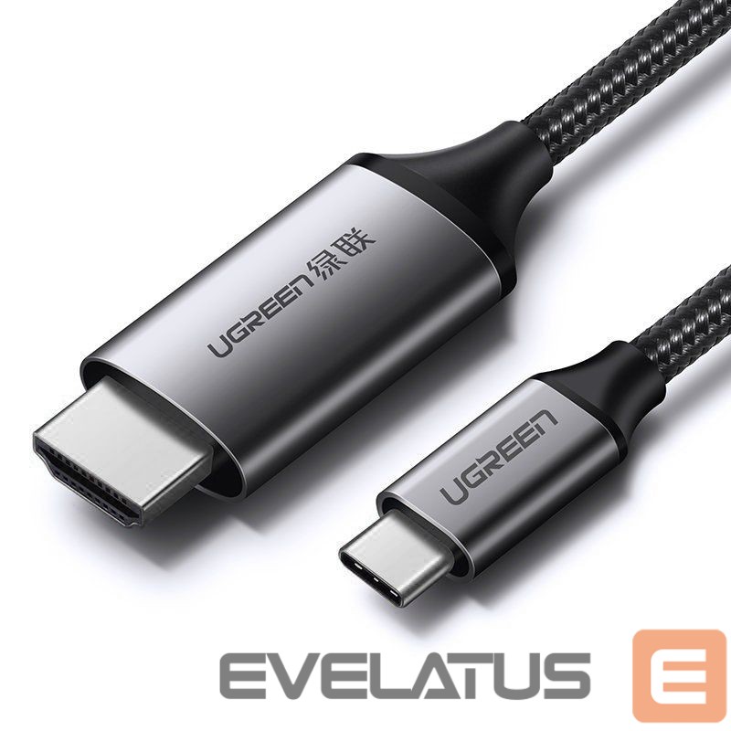 Cable Ugreen Ugreen cable HDMI cable - USB Type C 4K 60 Hz 1.5 m black-gray (MM142 50570)