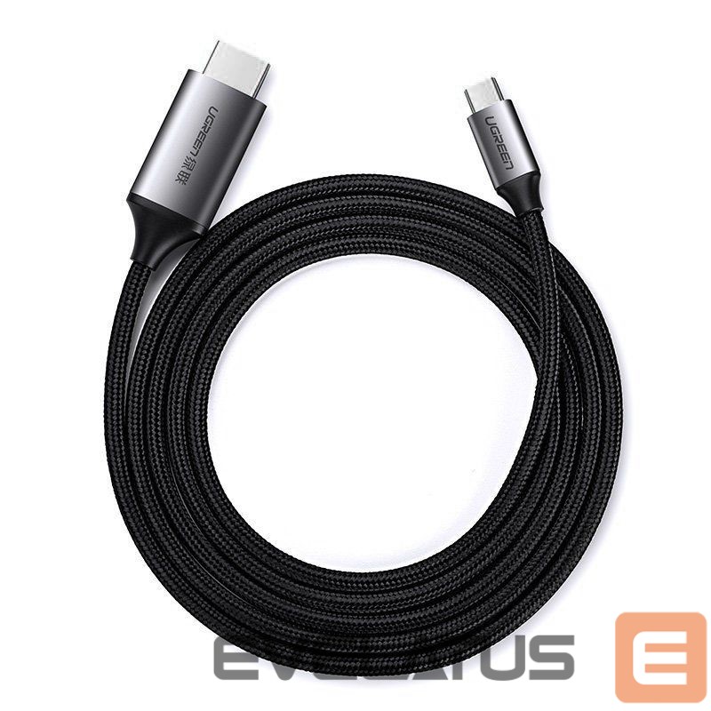 Cable Ugreen Ugreen cable HDMI cable - USB Type C 4K 60 Hz 1.5 m black-gray (MM142 50570)