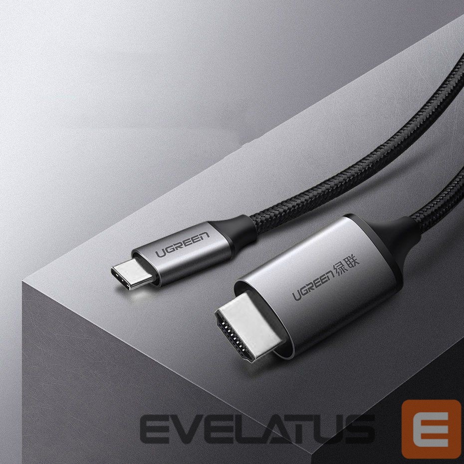Cable Ugreen Ugreen cable HDMI cable - USB Type C 4K 60 Hz 1.5 m black-gray (MM142 50570)