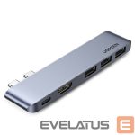 Adapter Ugreen  HUB Ugreen 60559 2x USB-C / USB-C PD (Thunderbolt 3, 100W, 4K 60 Hz, 10 Gbps) / HDMI 4K 30 Hz / 3x USB 3.0 for MacBook Pro / Air - Gray 