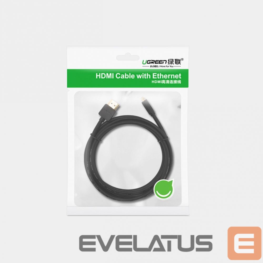 Cable Ugreen Ugreen cable Micro HDMI - HDMI cable 3m black (HD127)