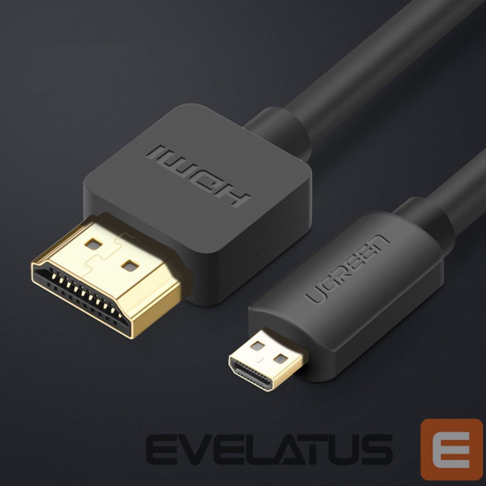 Cable Ugreen Ugreen cable Micro HDMI - HDMI cable 3m black (HD127)