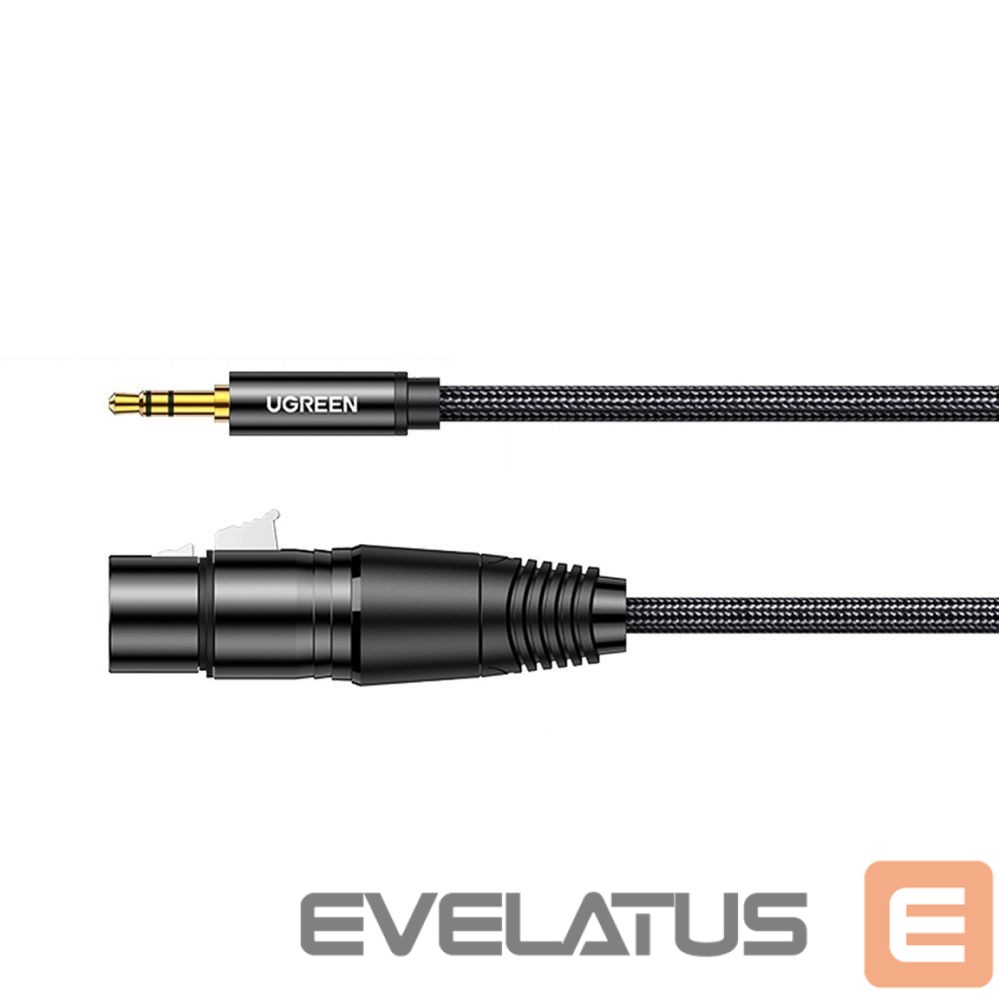 Cable Ugreen Ugreen audio cable 3.5mm mini jack (male) - XLR (female) 1m black (AV182)