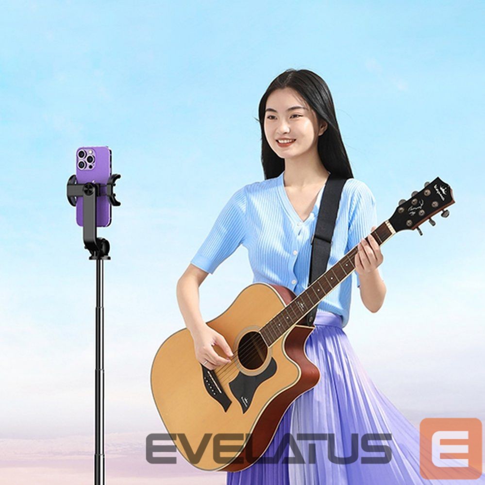 Camera accessory Ugreen Selfie stick / telescopic pole with stand and Bluetooth remote control 1.5m Ugreen LP586 - black