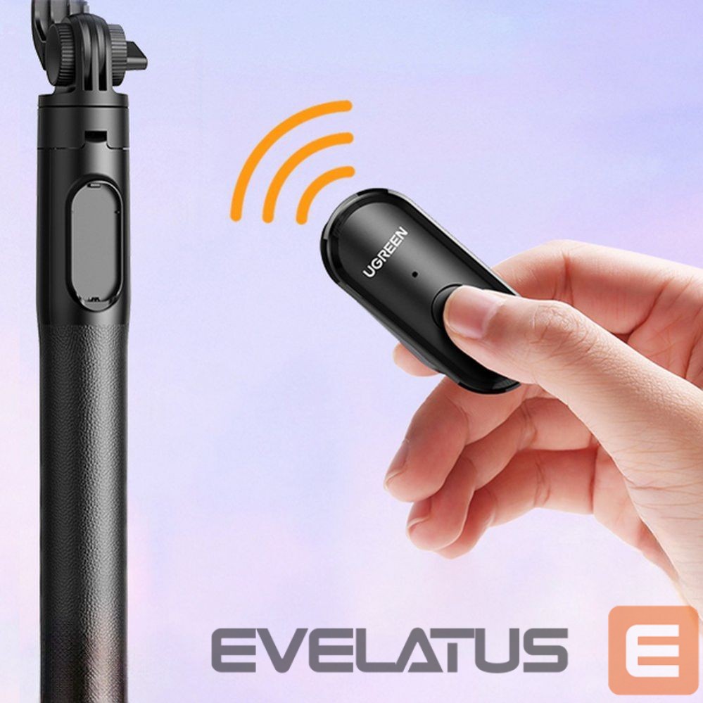 Camera accessory Ugreen Selfie stick / telescopic pole with stand and Bluetooth remote control 1.5m Ugreen LP586 - black