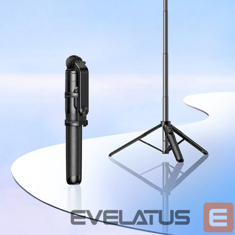Camera accessory Ugreen Selfie stick / telescopic pole with stand and Bluetooth remote control 1.5m Ugreen LP586 - black