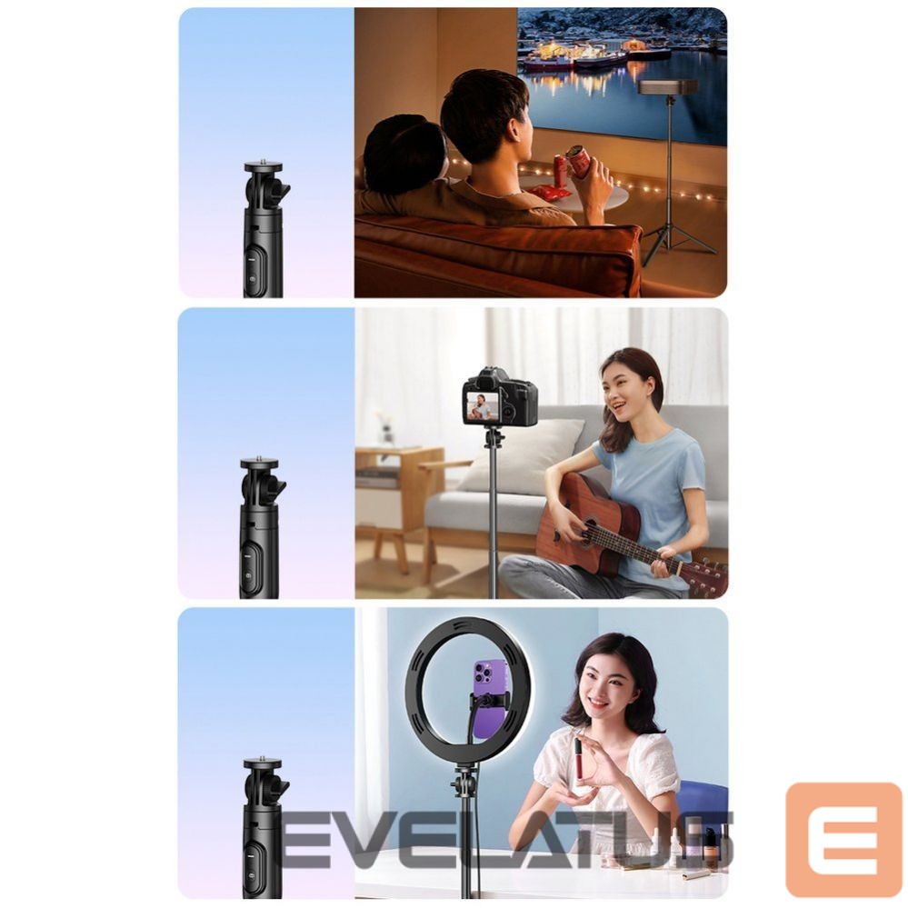 Camera accessory Ugreen Selfie stick / telescopic pole with stand and Bluetooth remote control 1.5m Ugreen LP586 - black