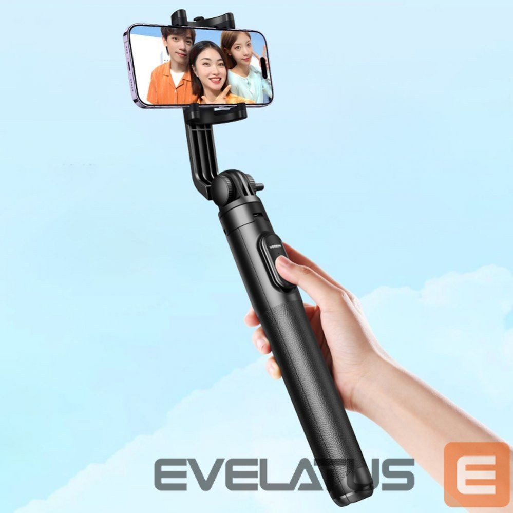 Camera accessory Ugreen Selfie stick / telescopic pole with stand and Bluetooth remote control 1.5m Ugreen LP586 - black