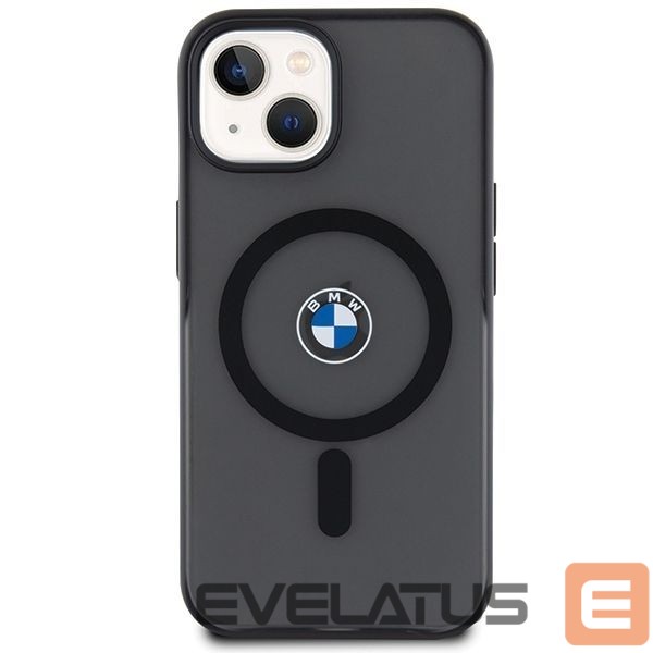 Back panel cover BMW BMW IML Signature MagSafe iPhone 15 Case - Black
