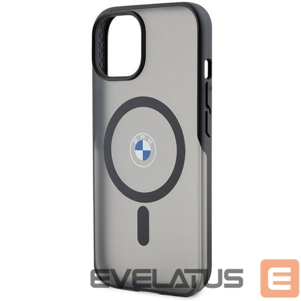 Back panel cover BMW BMW IML Signature MagSafe iPhone 15 Case - Black