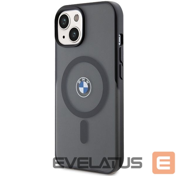 Back panel cover BMW BMW IML Signature MagSafe iPhone 15 Case - Black