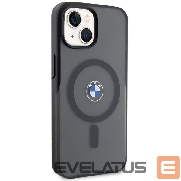 Back panel cover BMW BMW IML Signature MagSafe iPhone 15 Case - Black
